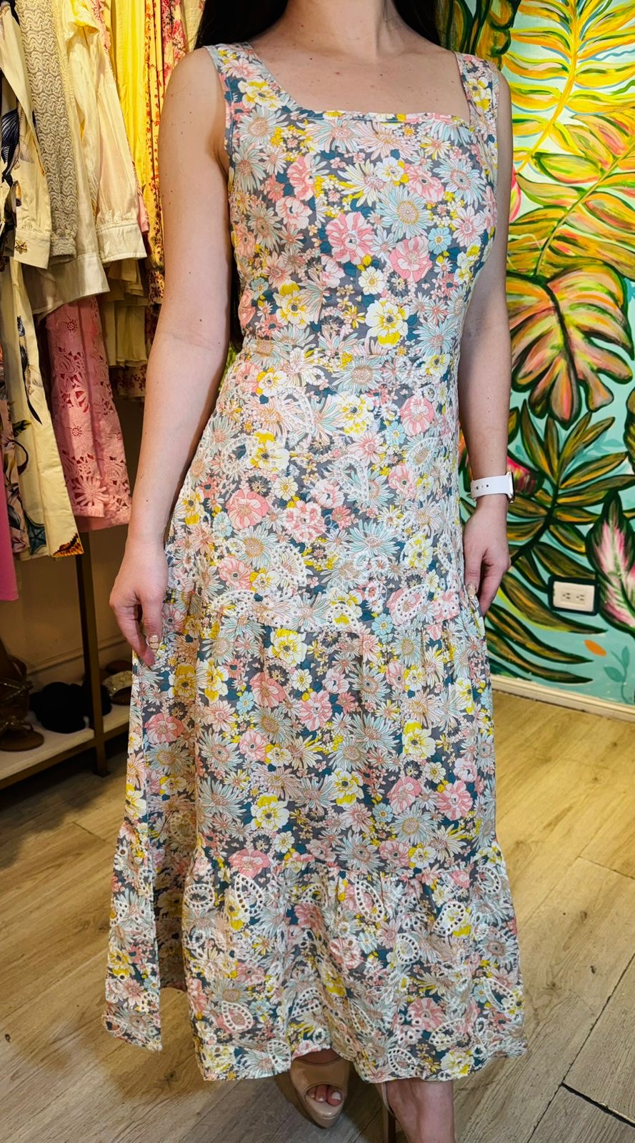 Vestido Maxi Floral - Estilo Romántico y Fresco