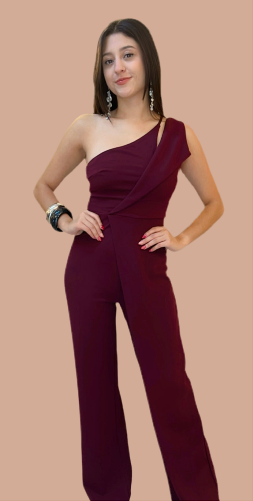 Palazzo Burgundy Chic