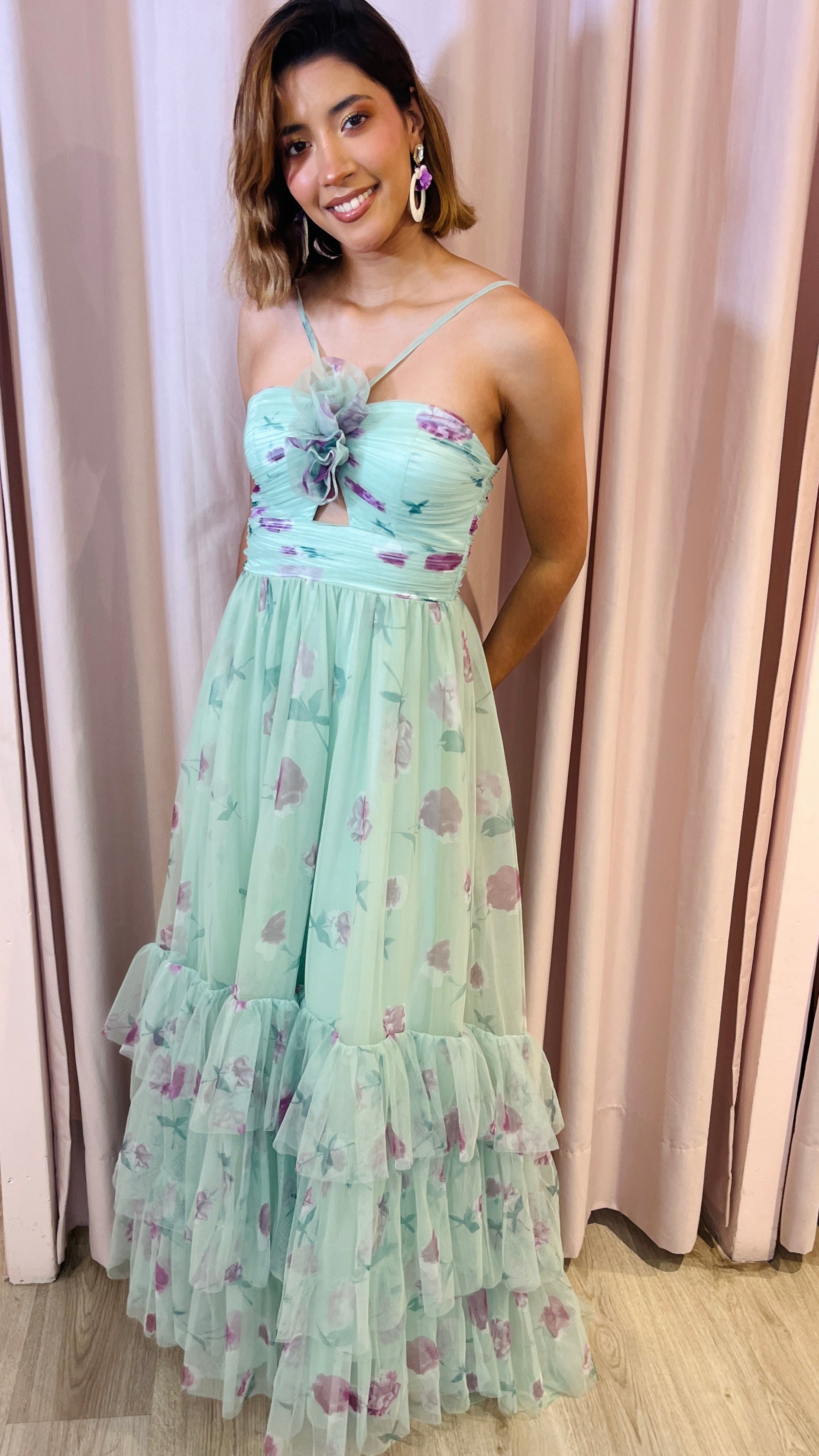 Vestido estampado floral