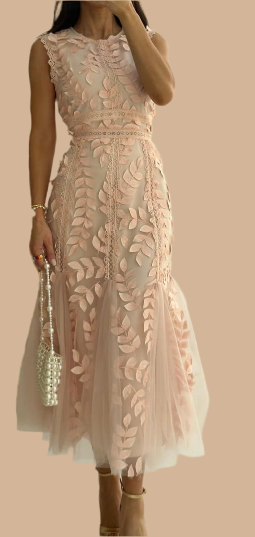 Vestido Midi flores