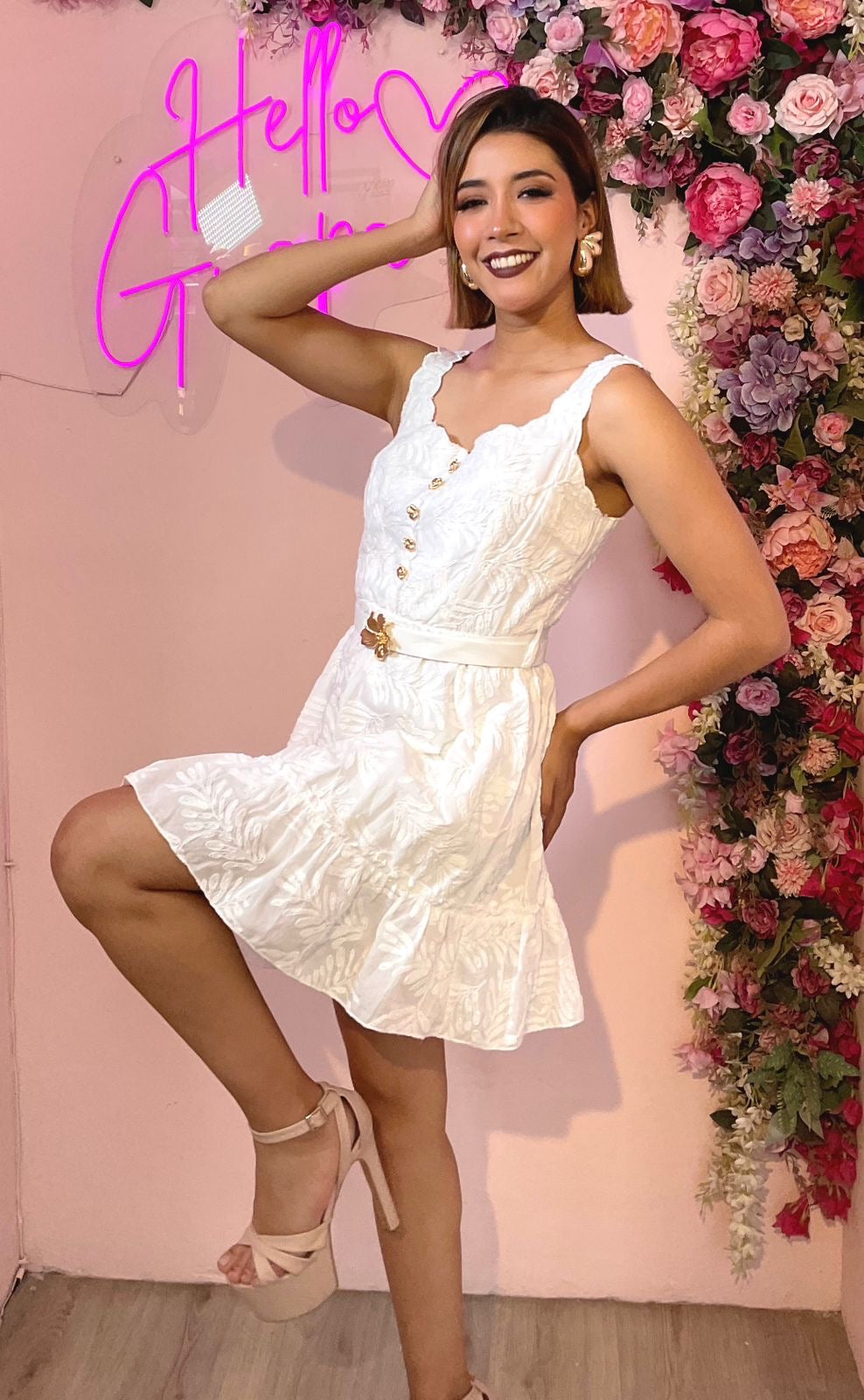 Vestido luz blanco