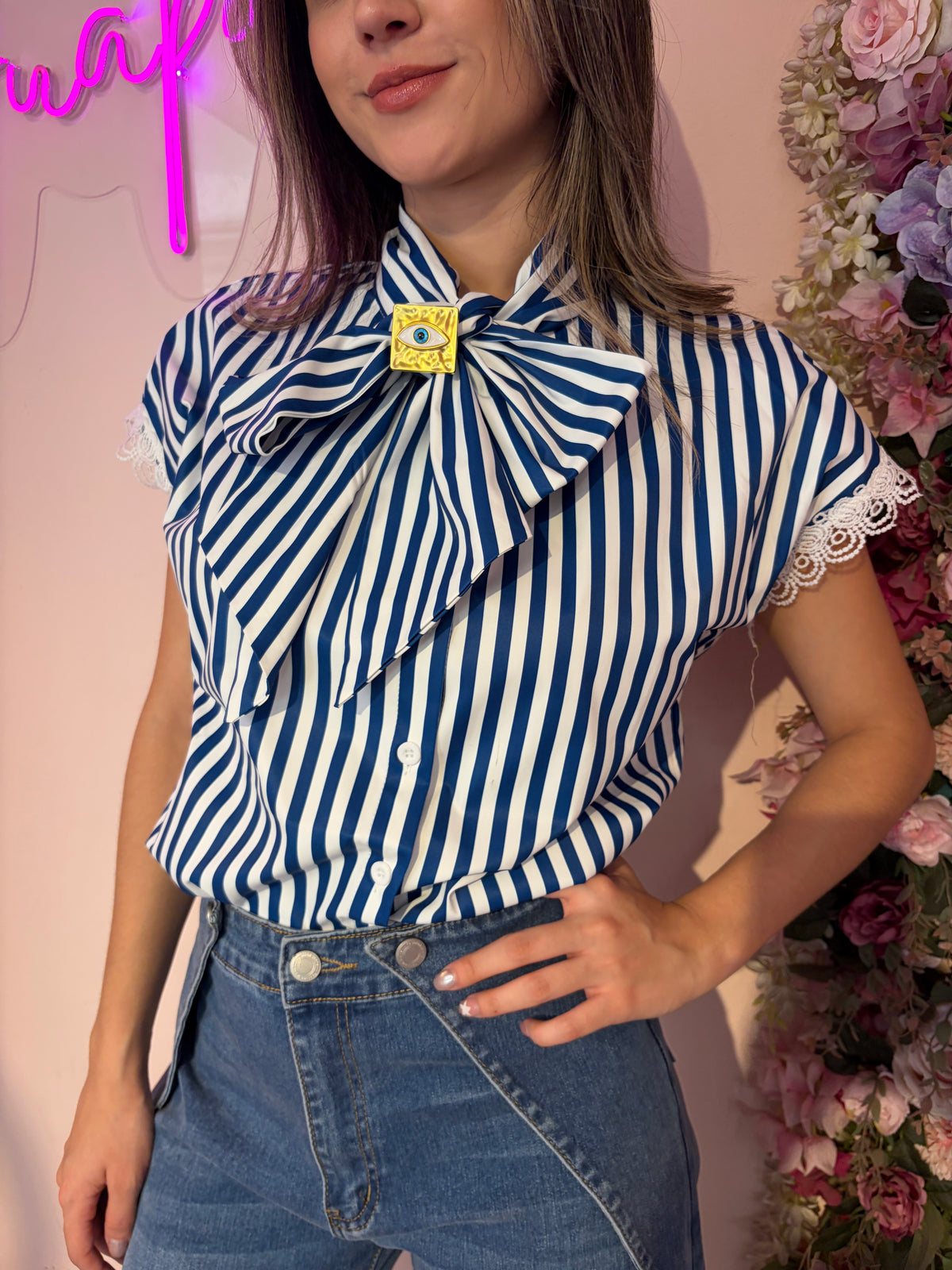 Blusa Riviera Bow