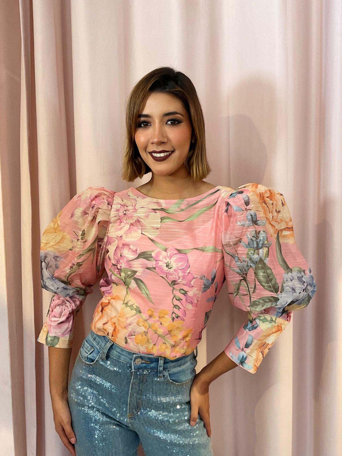 Blusa Ros’e floral