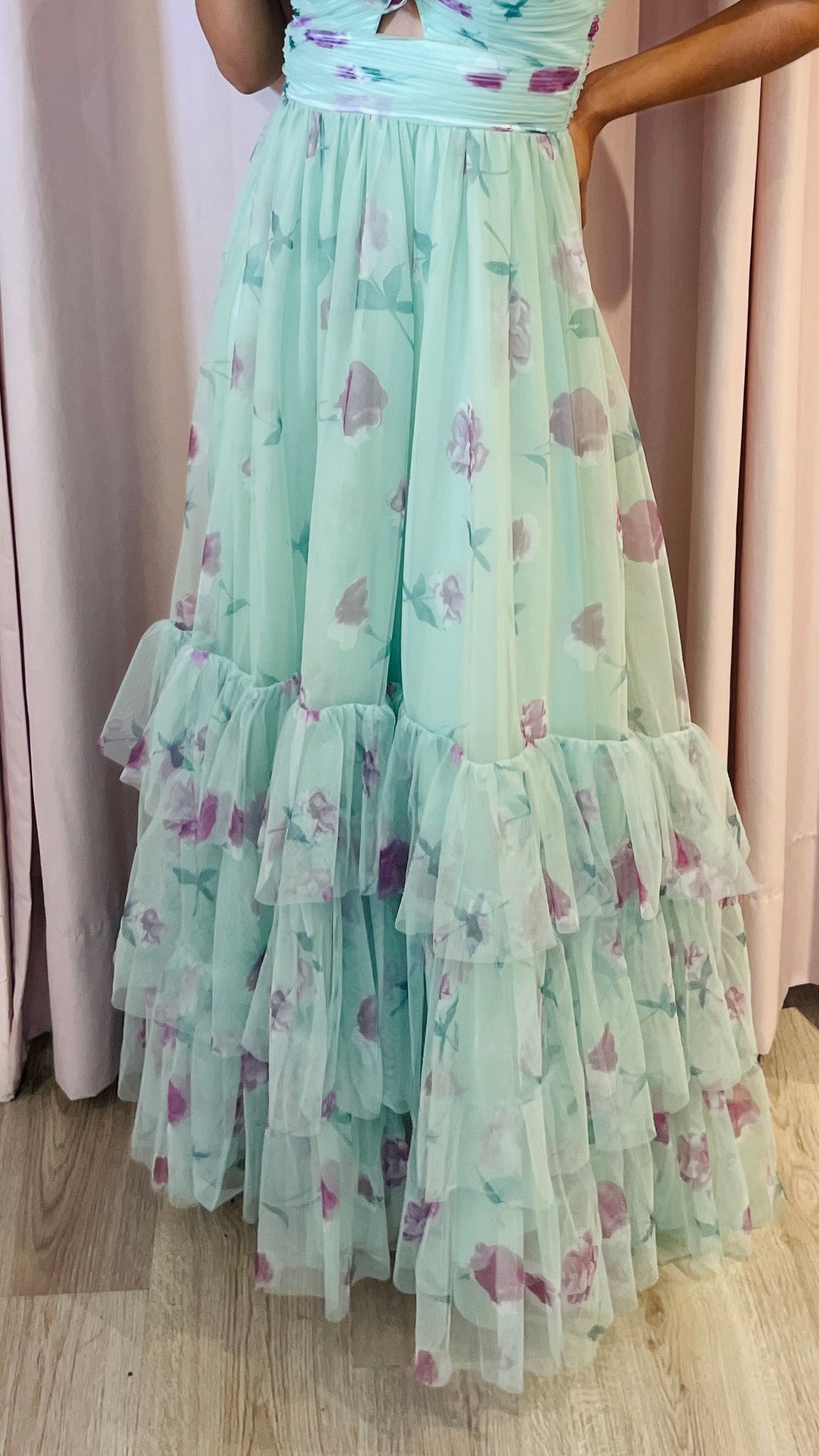 Vestido estampado floral