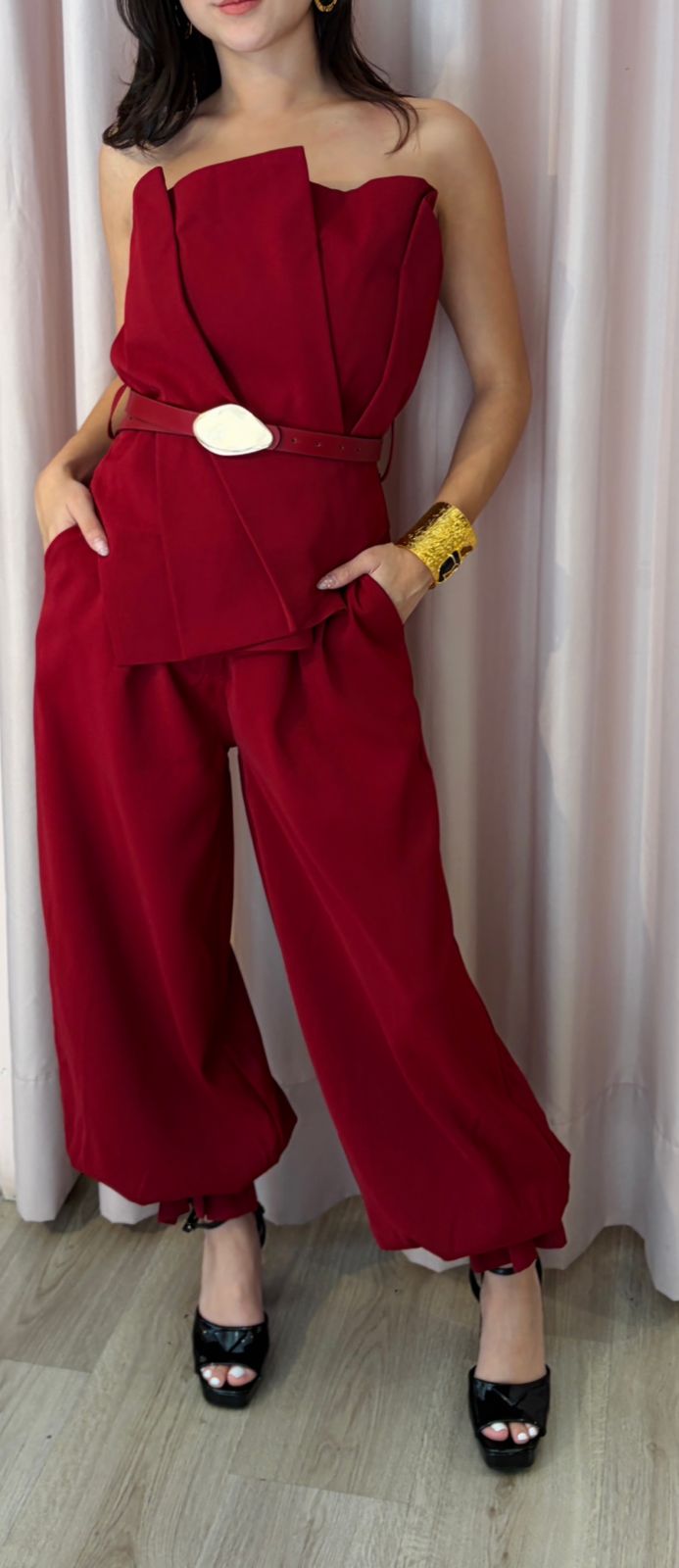 Set en color Burgundy intenso