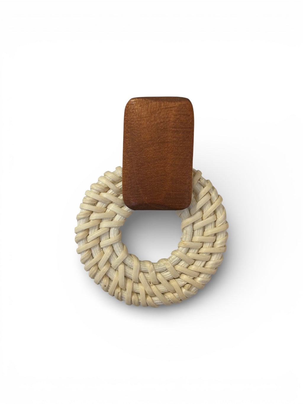 Aretes estilo bambu