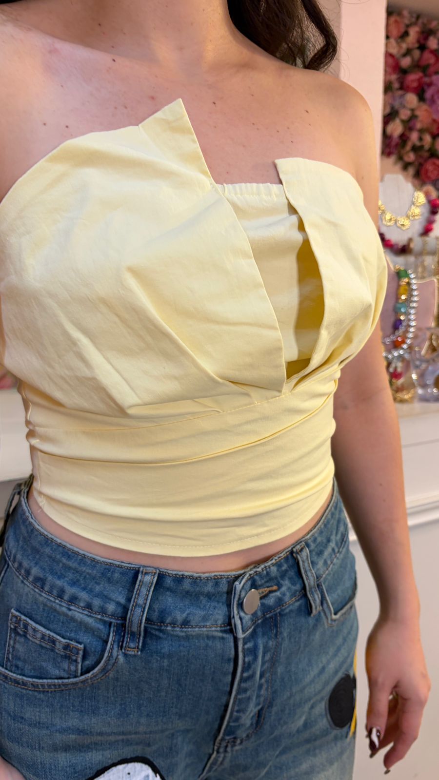 Top estilo bandeau