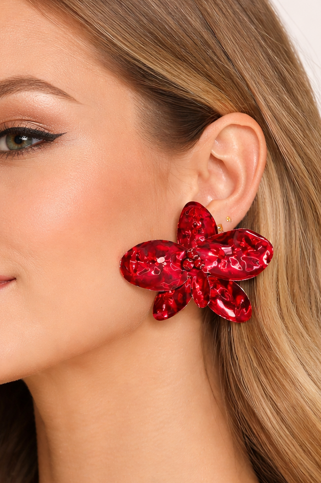 Aretes de Orquídea