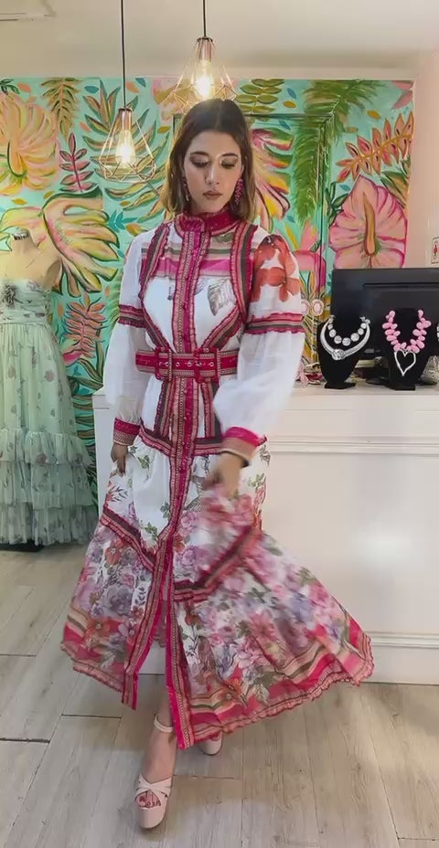 Maxidress estampado
