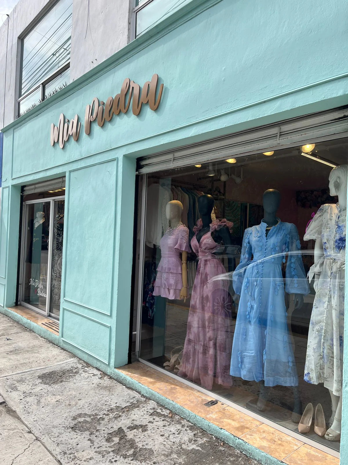 Fachada de Boutique Mía Piedra en Puebla